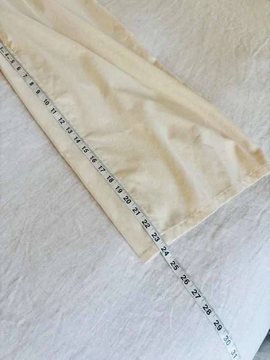 Cream High-Waist Wide-Leg Cropped Pants - Picture 5 of 5